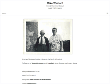 Tablet Screenshot of mikewinnard.co.uk